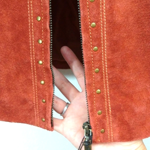 Bernardo Suede Leather Jacket NWT - Picture 8 of 16